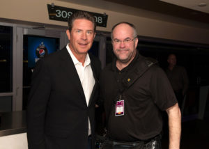 Dan Marino and Aric Hoek